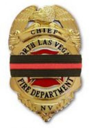 THIN REDLINE MOURNING BAND.